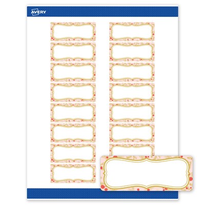 Avery Rectangle Multipurpose Labels, 1 x 2-5/8, White, 160/Pack (19479370485)