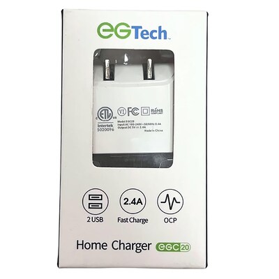 Dual USB Wall Charger Plug