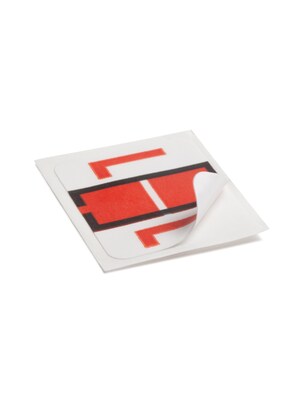 Smead BCCR Color Coded Alphabetic Labels, L, Dark Orange, 500/Roll (67082)