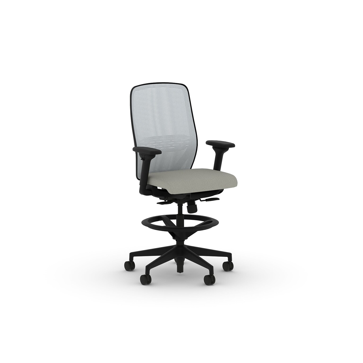 HON Nucleus Fabric/Mesh Task Stool, Fog (HONNRS1VFC03FIB)