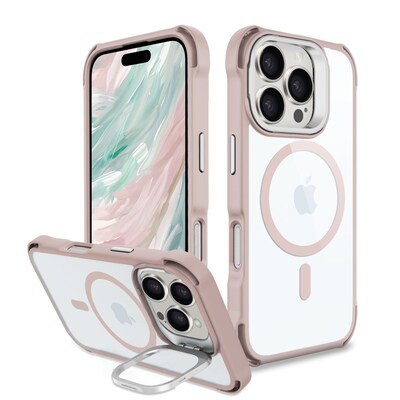 SaharaCase Venture-X MagSafe Phone Case for iPhone 16 Pro Max, Shock Absorbing, Desert Rose (CP00692)