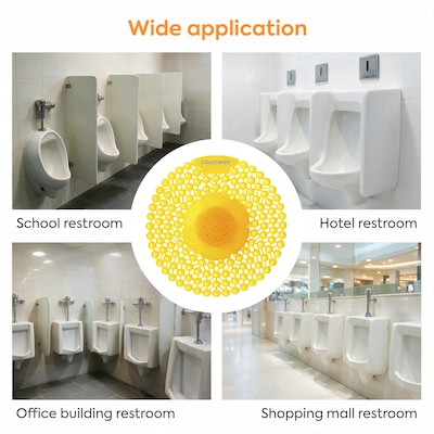 Coastwide Professional™ 60-Day Urinal Screen, Citrus Scent, 6/Pack (CW61764-CIT)