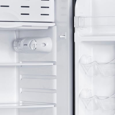 Magic Chef Reversible Door Refrigerator w/Freezer, 4.4 Cu. Ft., Black (HMR440BE)