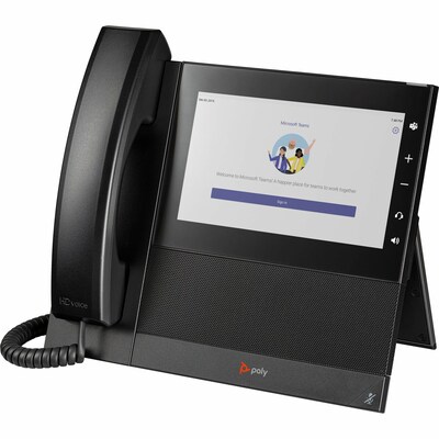 POLY CCX 600 24-Line VOIP Conference Speaker Phone, Black (849A8AA#ABA)