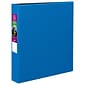 Avery Durable 1 1/2" 3-Ring Non-View Binders, Slant Ring, Blue (27351)