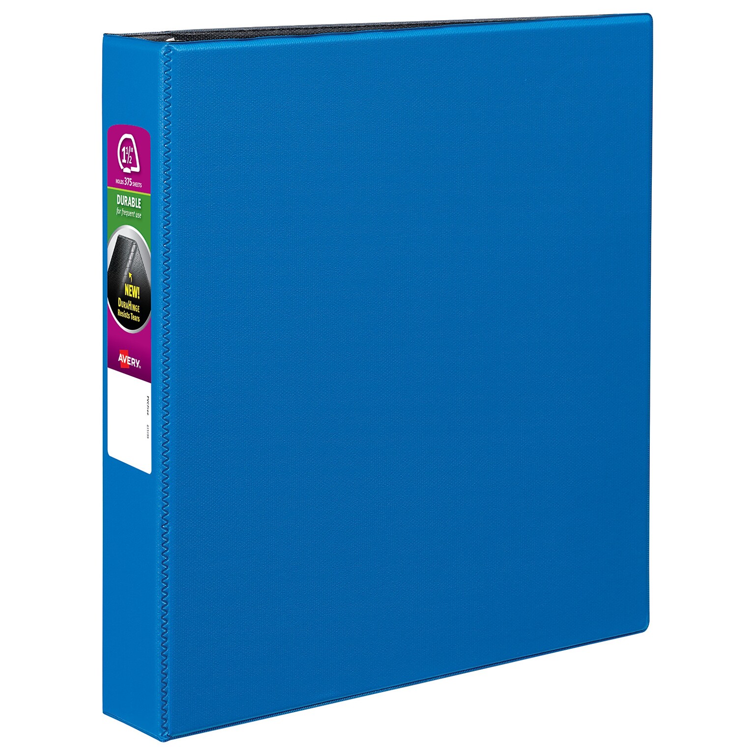 Avery Durable 1 1/2 3-Ring Non-View Binders, Slant Ring, Blue (27351)