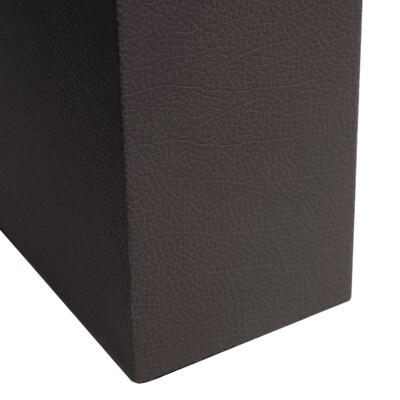 Lalia Home Lexington 21" Modern Bedside Table Lamp, White Fabric Shade, Feit LED Bulb, Espresso Brown (LHT-3008-BW-LB)