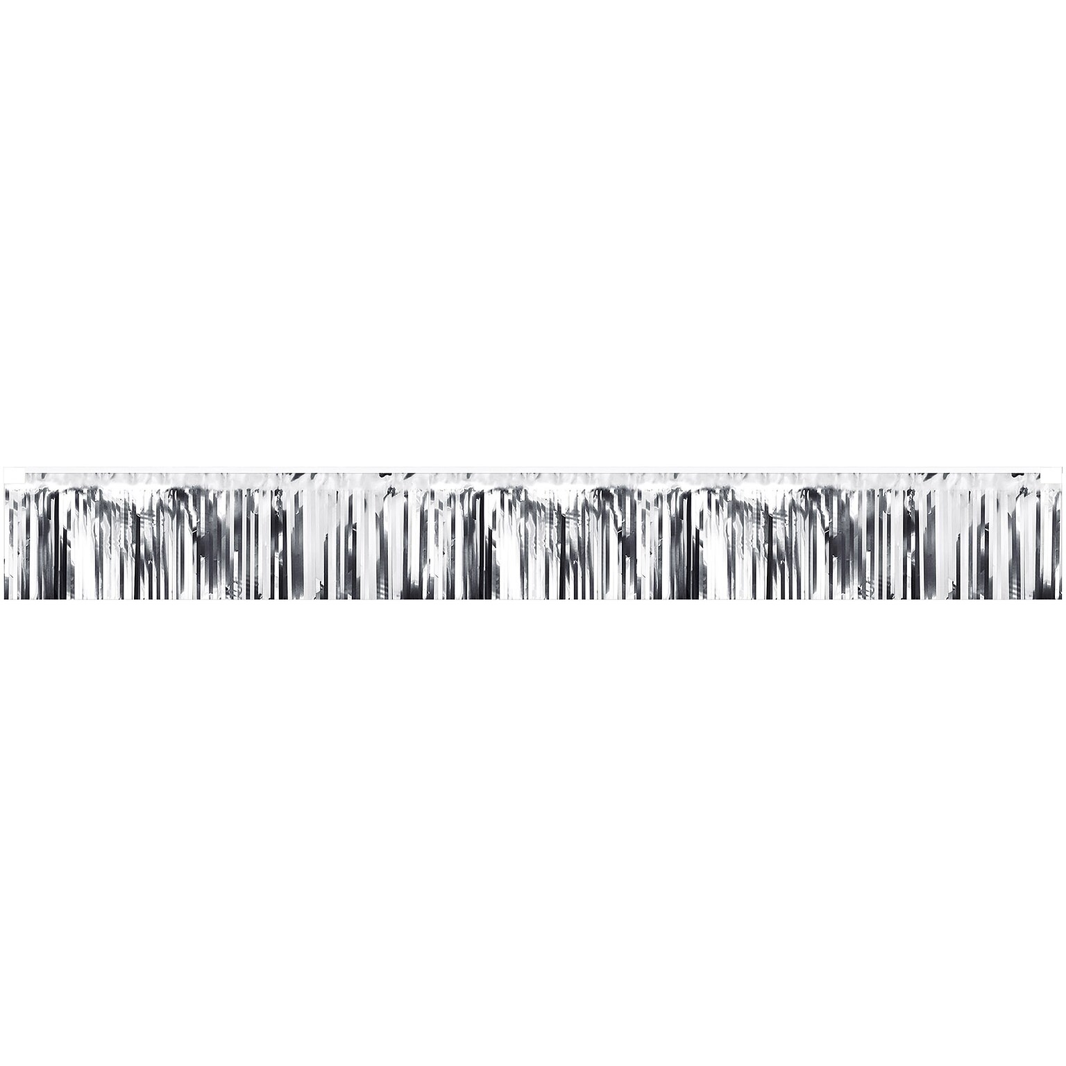 Beistle Metallic Fringe Banner, Silver, 3/Pack (56092-S)