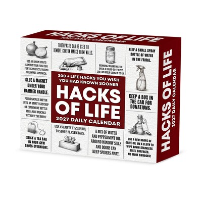 2027 Willow Creek Hacks of Life 5.4 x 6.2 Day-to-Day Calendar (63514)