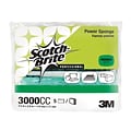 Scotch-Brite Power Sponge, Teal/Purple, 20/Pack (3000)