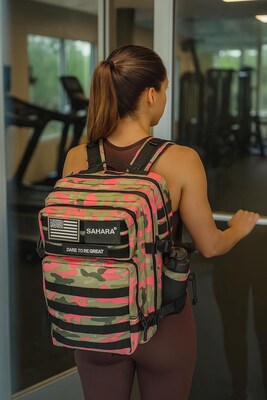 SaharaCase Raider Laptop Backpack, Large, Pink Camo (LT00094)