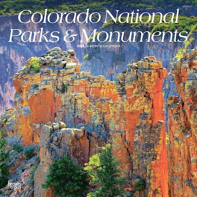 2024 BrownTrout Colorado National Parks & Monuments 12 x 24 Monthly Wall Calendar (9781975462413)