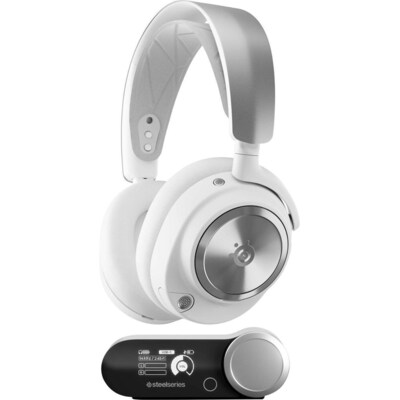 SteelSeries Arctis Nova Pro Wireless Noise Canceling Bluetooth Gaming Headset, USB-C, PC/PlayStation