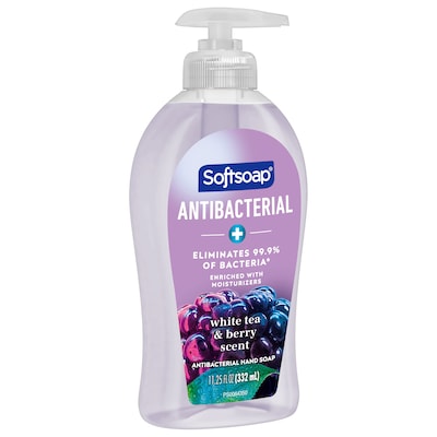 Softsoap Antibacterial Liquid Hand Soap, White Tea & Berry Scent, 6/Carton (US03574ACT)