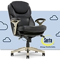 Serta Back in Motion Leather Executive Chair, Black (CHR200006)