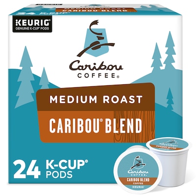 Caribou Blend Coffee Keurig® K-Cup® Pods, Medium Roast, 24/Box (6992)