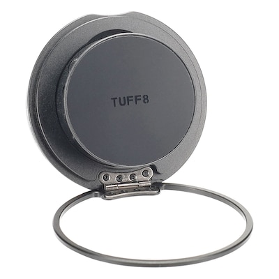 TUFF8 Sidekick Magnetic Ultra-Thin 360° Cell Phone Ring Stand, Black (AO-MSTRS)