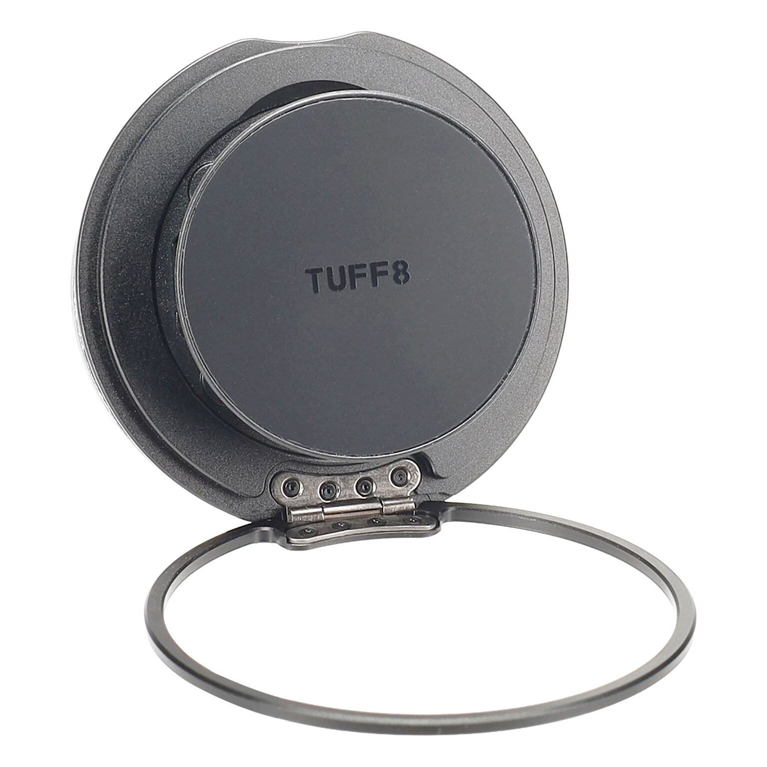 TUFF8 Sidekick Magnetic Ultra-Thin 360° Cell Phone Ring Stand, Black (AO-MSTRS)