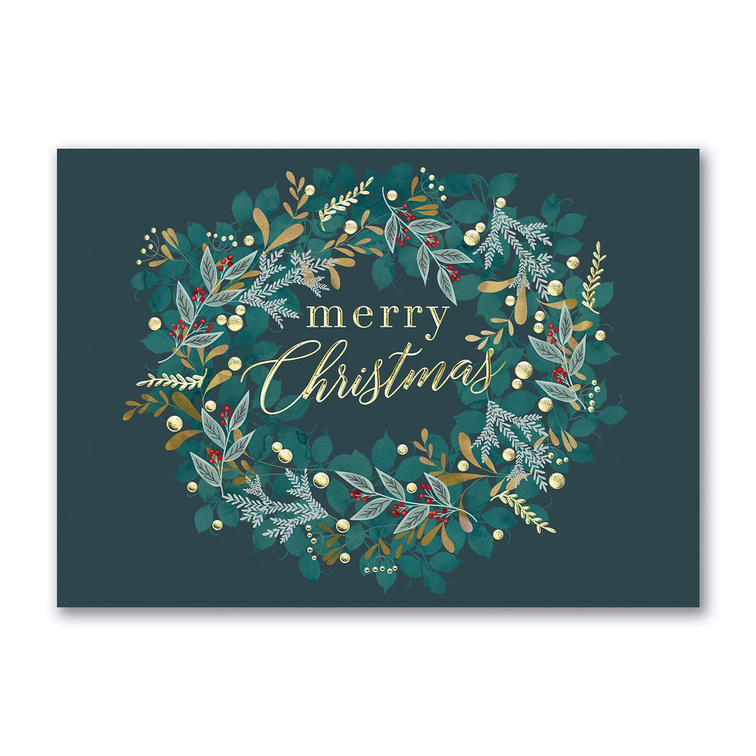 Hunter Elegance Cards, with Envelopes, 5 5/8  x 7 7/8 Holiday Card, 25 Cards per Set