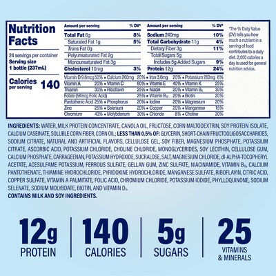 Glucerna Original Vanilla Nutritional Shake, 8 oz., 24/Pack (220-02619)