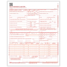 ComplyRight 1-Part Continuous CMS-1500 Health Insurance Claim Form (02/12), 2,500/Pack (CMS121)