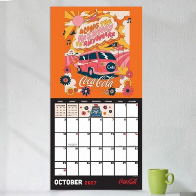2027 TF Publishing Coke: Classic 12" x 12" Monthly Wall Calendar, Multicolored (27-1105)