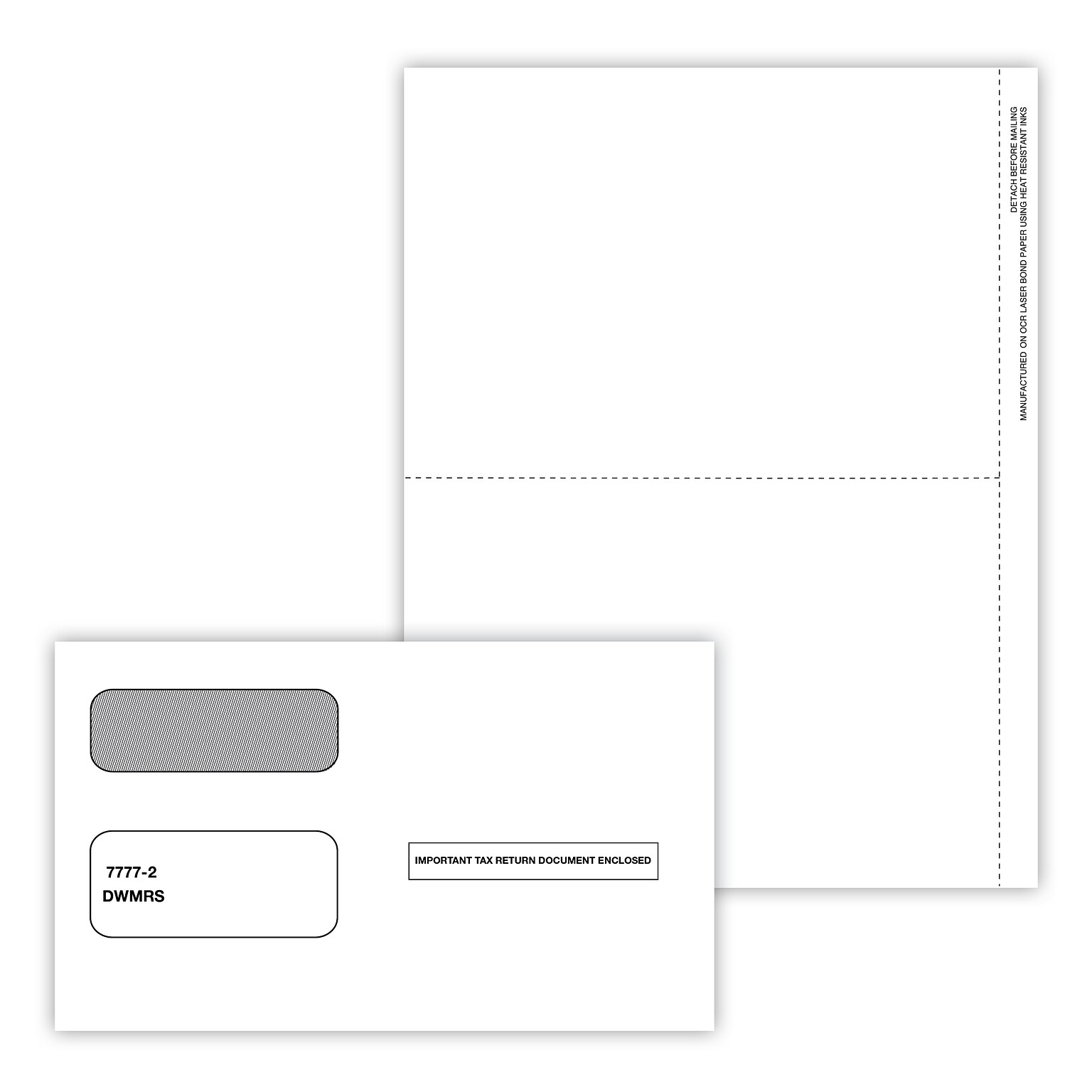 ComplyRight 2025 1099-MISC Tax Form Envelopes/Recipient Copy Only, 3-Part, 25/Pack (6112E25)