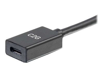 C2G 3' USB C Cable, Black (28658)