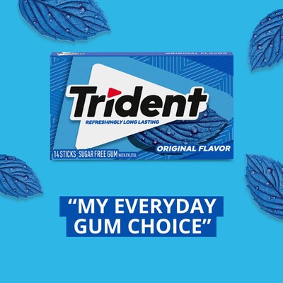 Trident Original Gum, 14 Pieces/Pack, 12/Box (MOZ01108)