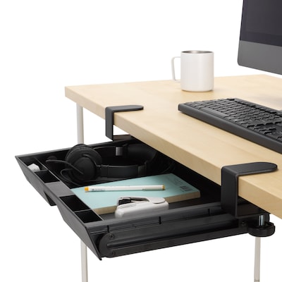 Kensington Clamp-On Storage Drawer, Black (K52175WW)