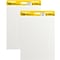 Post-it Super Sticky Easel Pad, 25 x 30 in., 2 Pads, 30 Sheets/Pad, 2x the Sticking Power, White