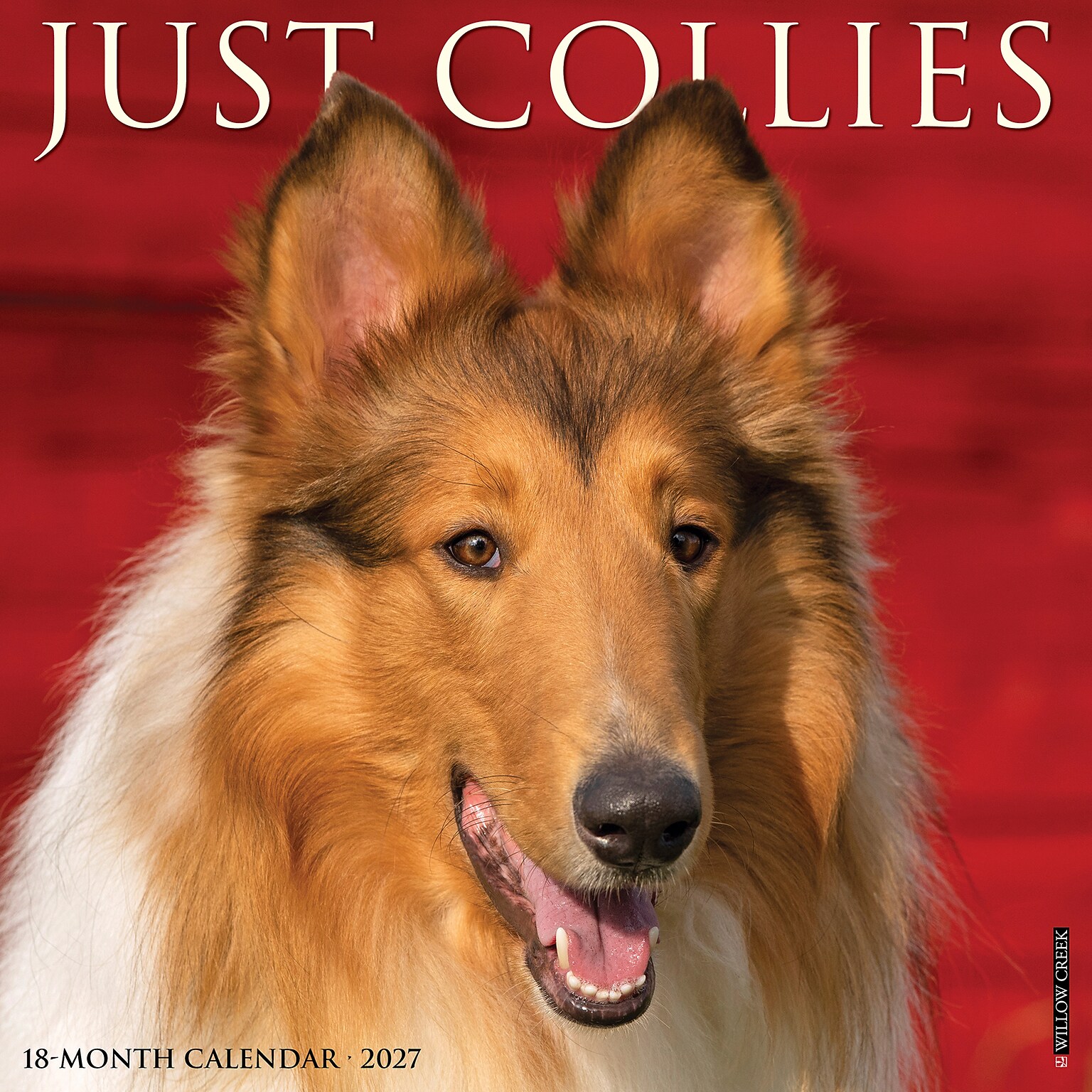 2027 Willow Creek Collies 2027 12 x 12 Monthly Wall Calendar, Assorted Colors (59814)