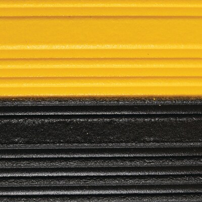 NoTrax Airug Anti-Fatigue Commercial Specialty Floor Mat, 36" x 24", Black/Yellow (410S0523BY)