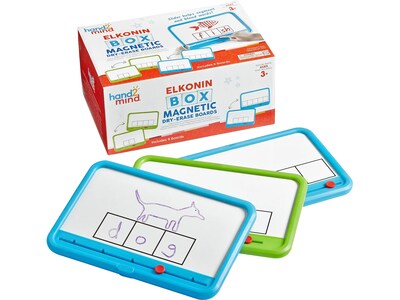 hand2mind Elkonin Box Dry-Erase Board Set (94476)