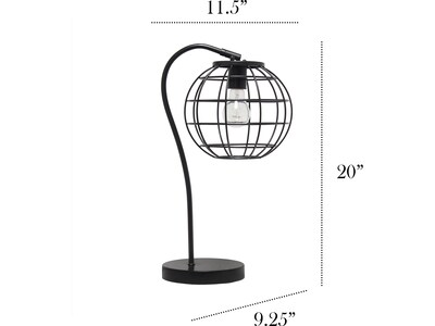 Lalia Home Studio Loft Table Lamp, Matte Black (LHT-5061-BK)