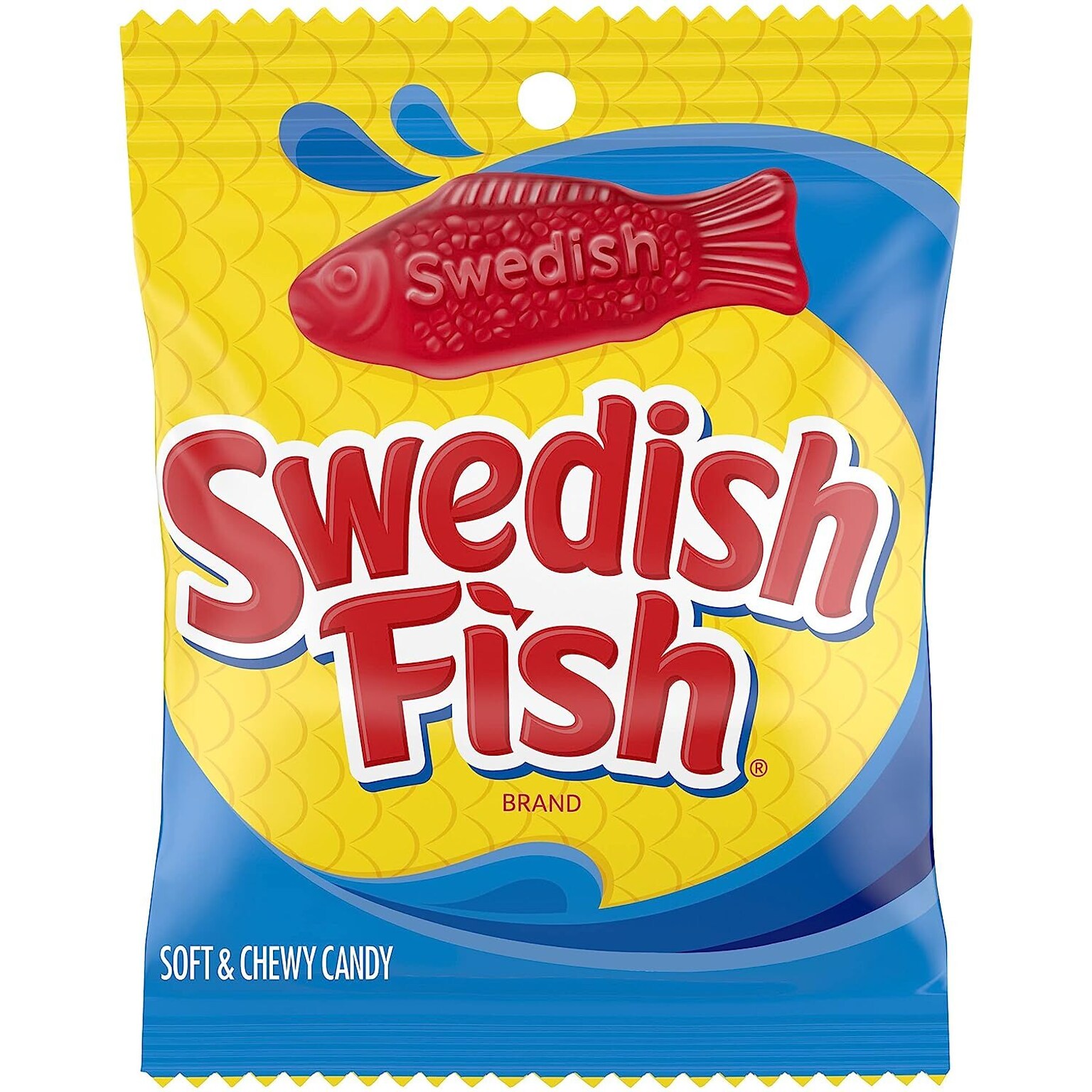 Swedish Fish Original Soft & Chewy Candy, 5 oz., 12/Carton (JAR1506208)