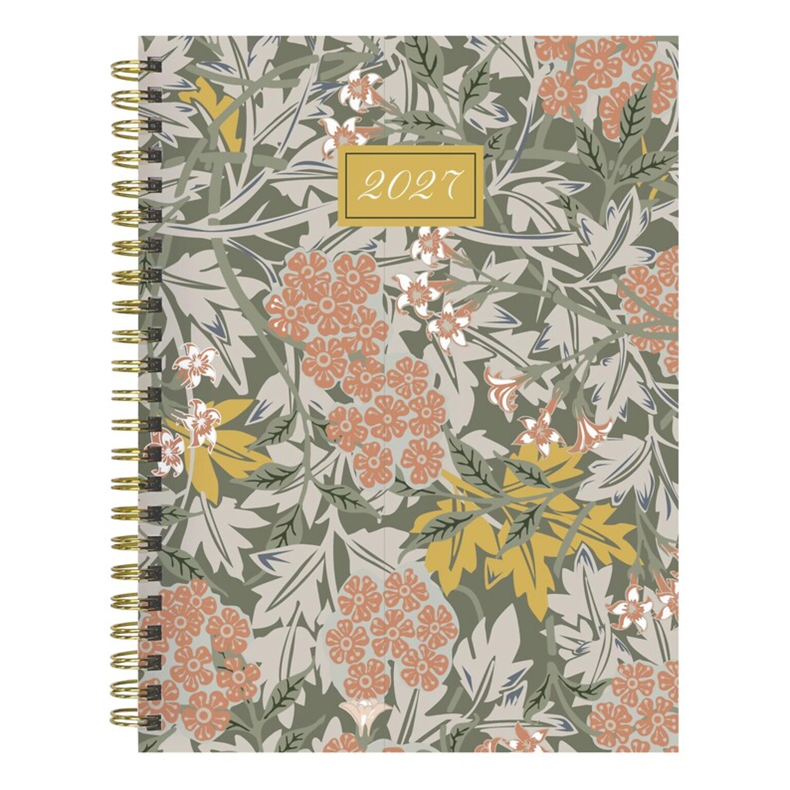 2027 TF Publishing Garden Bouquet 6.5 x 8  Weekly & Monthly Standard Planner, Paperboard Cover, Multicolored (27-9222)