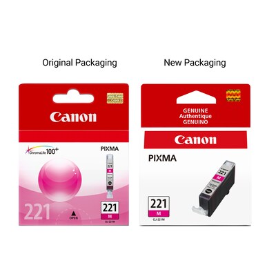 Canon 221 Magenta Standard Yield Ink Cartridge   (2948B001)