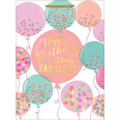 Party City Fabulous Birthday Large Gift Bag, Multicolored (AM170517-NS)