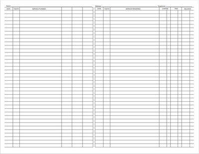 Medical Arts Press Dental Chart/Account Record, Green, 250/Pack (21141RL)
