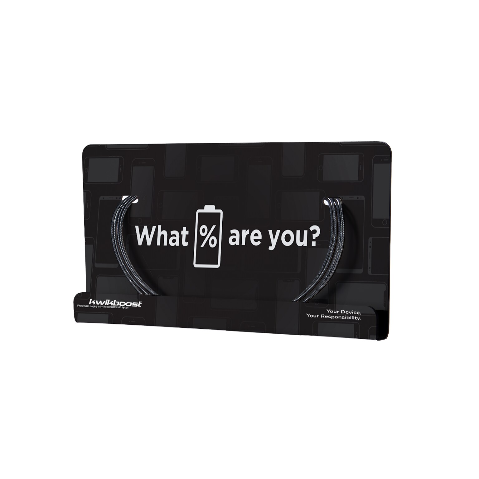 KwikBoost Deluxe Courtesy Wall Mounted Charging Station (KB99033)