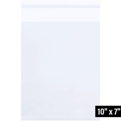 7 x 10 Reclosable Poly Bag, 1.5 Mil, Clear, 1000/Carton (013227)