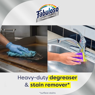 Fabuloso Professional All-Purpose Cleaner and Degreaser, Citrus Fresh Scent, 125 oz., 4/Carton (61051911CT)