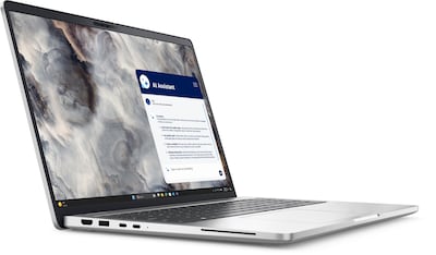 Dell Pro 16 Plus 16 LCD AI Laptop, AMD Ryzen 7 Pro, 16GB RAM, 512GB SSD, Backlit Keyboard, 8.5 hours + Battery, Windows 11 Pro