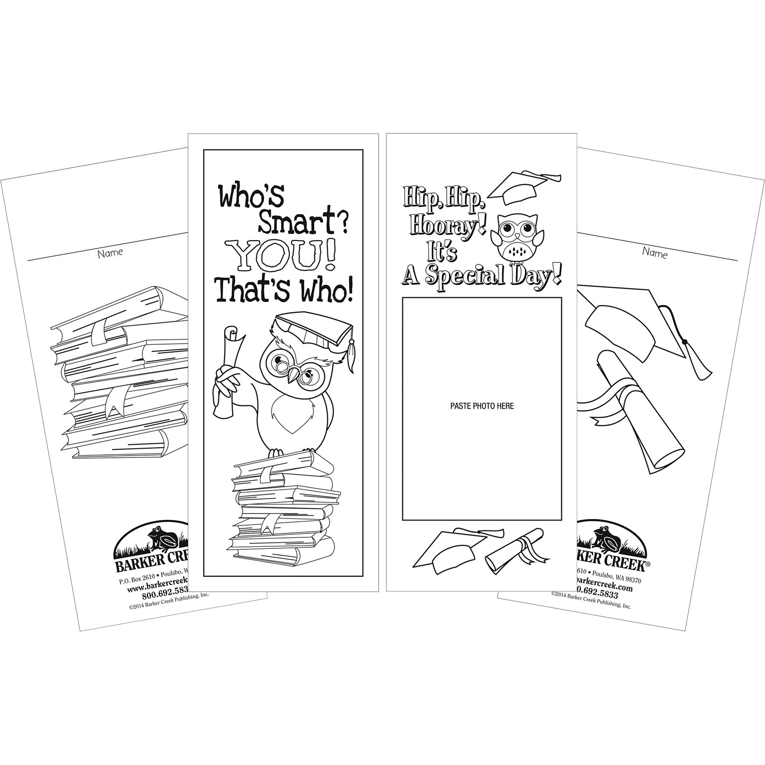 Barker Creek Celebrate Graduation/Promotion Bookmark Set, 60/Pack (LL2192)