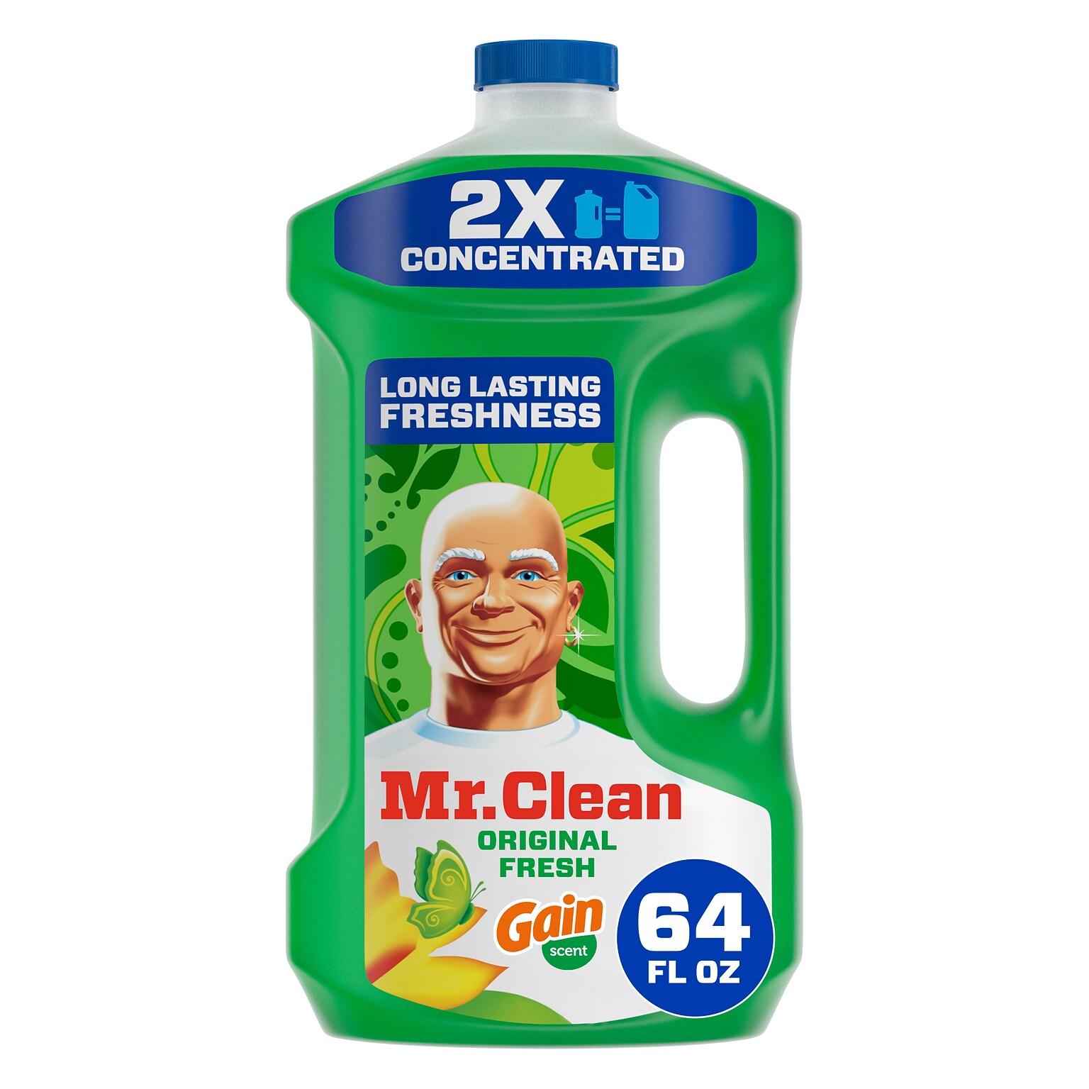 Mr. Clean Multi-Surface Cleaner, Gain Original Fresh Scent, 64 Fl. Oz. (10724)