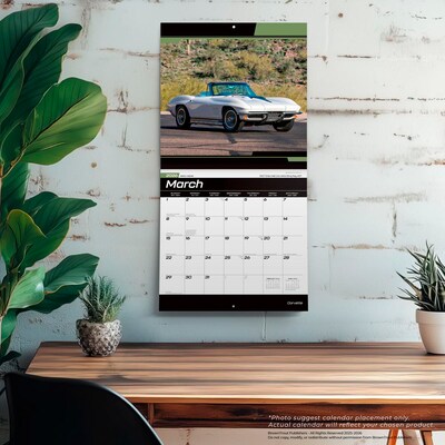 2026 BrownTrout Corvette 12" x 12" Monthly Wall Calendar (9798330701728)