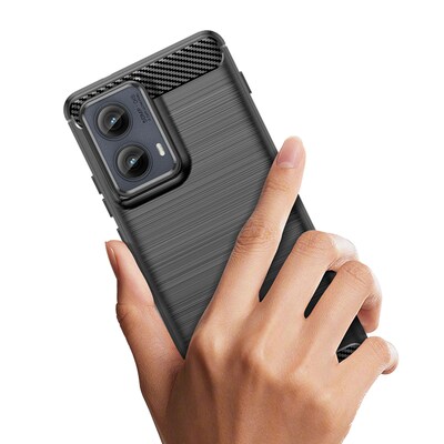 SaharaCase Venture Phone Case for Motorola Edge, Shock Absorbing, Scorpion Black (CP00617)