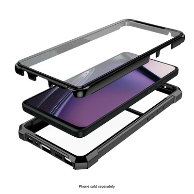 SaharaCase Raider Series GRIP Case for Motorola Moto G Power 5G, Shock Absorbing, Black (CP00785)