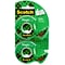 Scotch® Magic™ Invisible Tape with Dispenser, 3/4 x 16.67 yds., 2/Pack (122DM-2)